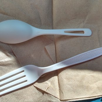 Homegrown Kitchen - There's a hole in the spoon to save on plastic! - Salad Near Me - East Aurora, New York