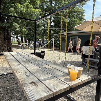 Outside Coffee - Huge outdoor seating area - Desserts Near Me - Douglas, Michigan