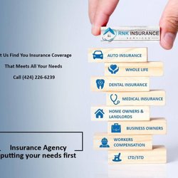 RNK Insurance Services - Coverage