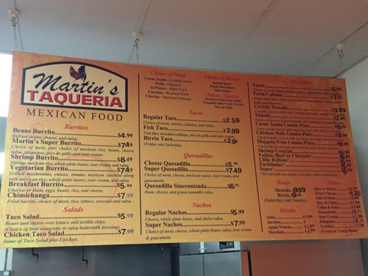 Menu photo 6 Martin's Taqueria Windsor, CA Menu photo 6 Martin's Taqueria Windsor, CA