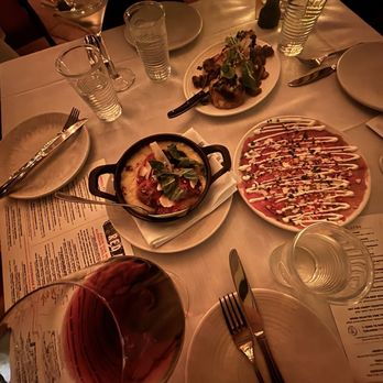 Red Ash - Wood Roasted Meatballs, Bruschetta Of Wood Roasted Dry Aged Steak Trimmings, Thin Sliced Beef Carpaccio* - Italian Near Me - Austin, Texas