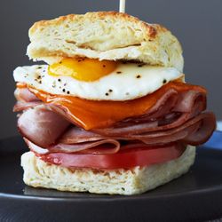 Preservation Biscuit Company - The Brekkie with ham