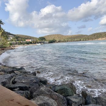 Mim's Seaside Bistro - Absolutely gorgeous views from our seat! - Seafood Near Me - St Thomas, Virgin Islands