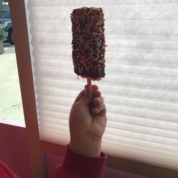 La Michoaca Azteca - Vanilla core with chocolate covering and rainbow sprinkles. So many flavors. - Desserts Near Me - Ventura, California