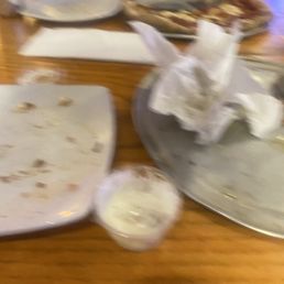 PIZZA WAS SO GOOD CUDNT STOP EATING IT ATE SO MUCH I THREW UP ON TRAIN HOME I POLOGIZE TO ALL PASENGERS ON CTA GREEN LINE 12/22 SO SORRY!!!