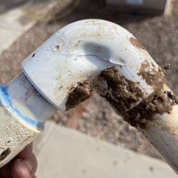 Rooter & Plumbing Service - Cracked waterline that needed to be fixed