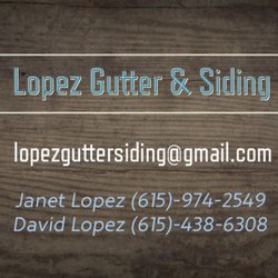 Lopez Gutter and Siding - Contact info