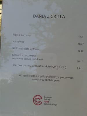 Menu photo 4 Kawiarnia Fort Warsaw, MZ Menu photo 4 Kawiarnia Fort Warsaw, MZ