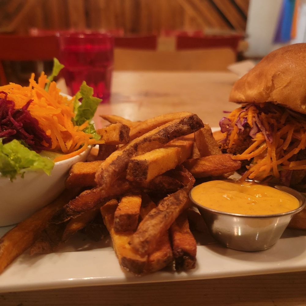 MeeT - Nashville chikun sandwich - Burgers Near Me - Vancouver, British Columbia MeeT - Nashville chikun sandwich - Burgers Near Me - Vancouver, British Columbia