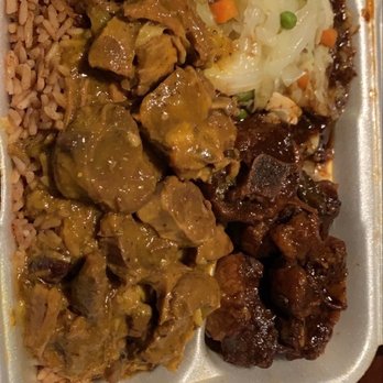 Caribbean Hut - Oxtails and Curry Goat Combo!!! Soooo GOOD - Caribbean Near Me - Charlotte, North Carolina Caribbean Hut - Oxtails and Curry Goat Combo!!! Soooo GOOD - Caribbean Near Me - Charlotte, North Carolina