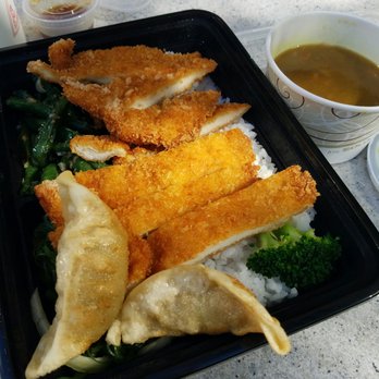 Joy Bento - Lunch Special: Chicken Katsu Curry w/choice of 2 sides. - Sushi Bars Near Me - Seattle, Washington Joy Bento - Lunch Special: Chicken Katsu Curry w/choice of 2 sides. - Sushi Bars Near Me - Seattle, Washington