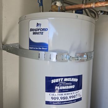 Scott McLeod Plumbing - New water heater - Plumbing Near Me - Rancho Cucamonga, California Scott McLeod Plumbing - New water heater - Plumbing Near Me - Rancho Cucamonga, California