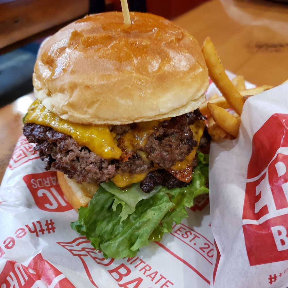 Epic Burger - Classic burger with triple patty - Burgers Near Me - Skokie, Illinois