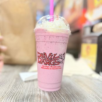 Devil Dawgs - South State - Dragonfruit shake - Hot Dogs Near Me - Chicago, Illinois Devil Dawgs - South State - Dragonfruit shake - Hot Dogs Near Me - Chicago, Illinois