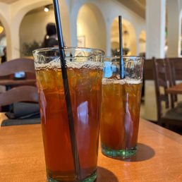 Peach iced tea & mango iced tea! Peach iced tea & mango iced tea!