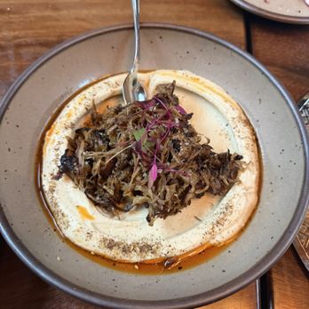 Delbar - Atlanta - Hummus w/ Lamb Topping - Middle Eastern Near Me - Atlanta, Georgia