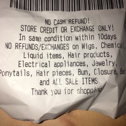 BSW Beauty - They only tell you this in the Receipt after purchase