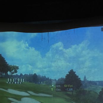 Olympic Golf Zone - Fabric hanging down from the ceiling - American Near Me - Buena Park, California