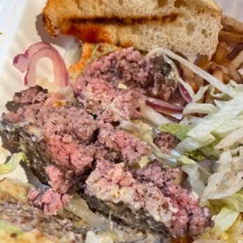 Union Social Eatery - Raw cold center burger-disgusting and dangerous. - American Near Me - Toronto, Ontario Union Social Eatery - Raw cold center burger-disgusting and dangerous. - American Near Me - Toronto, Ontario