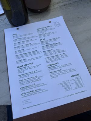 Menu photo 1 Skal Pizza Newport Beach, CA Menu photo 1 Skal Pizza Newport Beach, CA