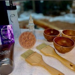 Crown Rituals Studio and Holistic Head Spa - Thoughtfully selected tools and products used to support scalp health, relaxation, and a restorative experience.