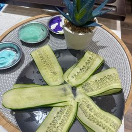 Great quality cucumber pedicure