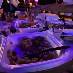 Whisky Mistress - Looking for ambience? You won't get it here. Food served at our table in styrofoam containers. Tacky!