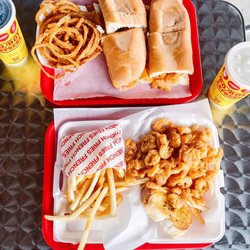Po Boy Express - shrimp po boy + shrimp basket