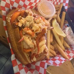 Over stuffed lobster roll Over stuffed lobster roll