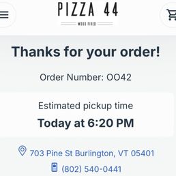 Order pickup Order pickup