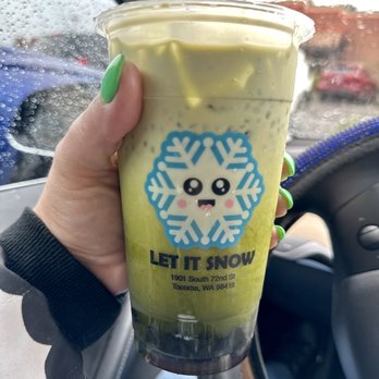 Let It Snow - L tea. Tastes like heaven! - Shaved Snow Near Me - Tacoma, Washington