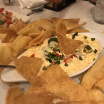 Castaways  - Warm Lobster & crab dip with wonton chips - New American Near Me - Savannah, Georgia