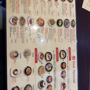 One Korean Restaurant - Menu - Korean Near Me - Beaverton, Oregon