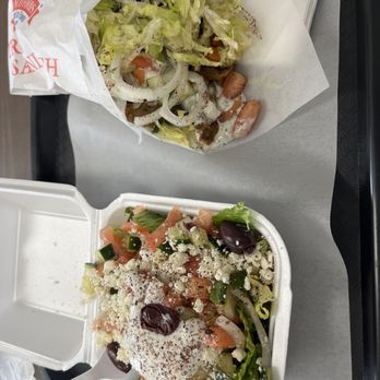 Gyro Flame - Classic Gyro and small Greek salad - Vegetarian Near Me - Auburn, Washington