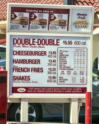 Menu photo 5 In-N-Out Burger Buena Park, CA