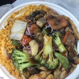 Chicken and mixed vegetables