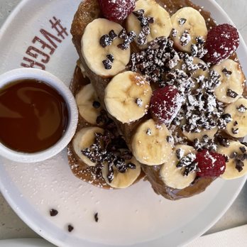 Breakfast Republic - Almond butter French toast vegan - Breakfast & Brunch Near Me - Irvine, California Breakfast Republic - Almond butter French toast vegan - Breakfast & Brunch Near Me - Irvine, California