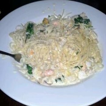 The Bad Ass Cafe - Spaghetti with seafood...husband says it was okay - New American Near Me - Dublin, D