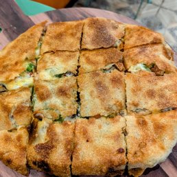 Levant - Levant Sausage Feteer $21 - pancakes, food - Salad Near Me - Astoria, New York
