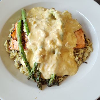 5D Steakhouse - SALMON OSCAR 5D Signature Dish (rated 3-star) - Steakhouses Near Me - Kerrville, Texas 5D Steakhouse - SALMON OSCAR 5D Signature Dish (rated 3-star) - Steakhouses Near Me - Kerrville, Texas