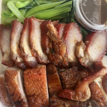 Mei Mei Chinese BBQ - Roast duck and charsui plate - Barbeque Near Me - Honolulu, Hawaii