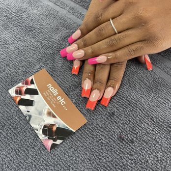 Nails Etc - U French tips design - Nail Technicians Near Me - Atlanta, Georgia