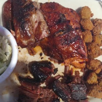 Bone Daddy's - Baby Back ribs, fried Okra, burnt ends & coleslaw - Barbeque Near Me - Arlington, Texas