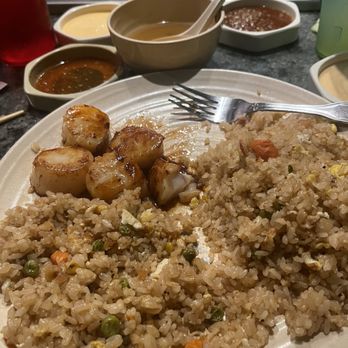 Wasabi - Scallops and a side of each rice - Japanese Near Me - Elk Grove, California