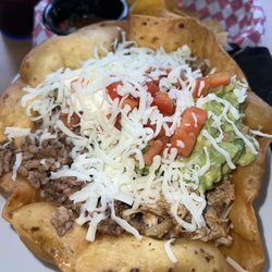 Taqueria El Sabor Mexican Grill - Chicken and beef taco salad delicious.