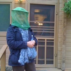 Alaska Denali Travel - Ready for Backcountry hike with mosquito net hat