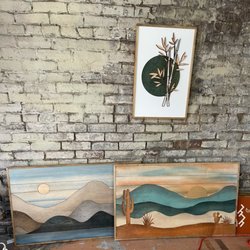 Vintage Adventures - Desert scene made using a laser.