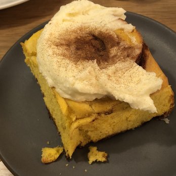 Canon - Sweet potato cinnamon roll (brunch menu) - Cocktail Bars Near Me - Sacramento, California