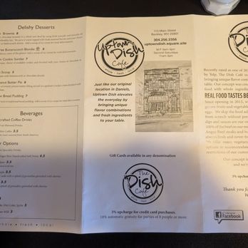 The Dish Cafe - Menu Oct. 2025 - American Near Me - Daniels, West Virginia The Dish Cafe - Menu Oct. 2025 - American Near Me - Daniels, West Virginia