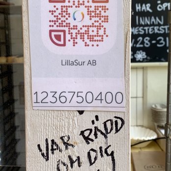 lilla sur - Pay via swish - Bakeries Near Me - Göteborg, O